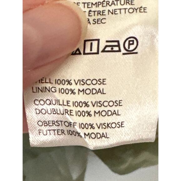 Anthropologie NWT Green Motif Halter Tank Top Size M Backless Flowy Blouse - Picture 11 of 12